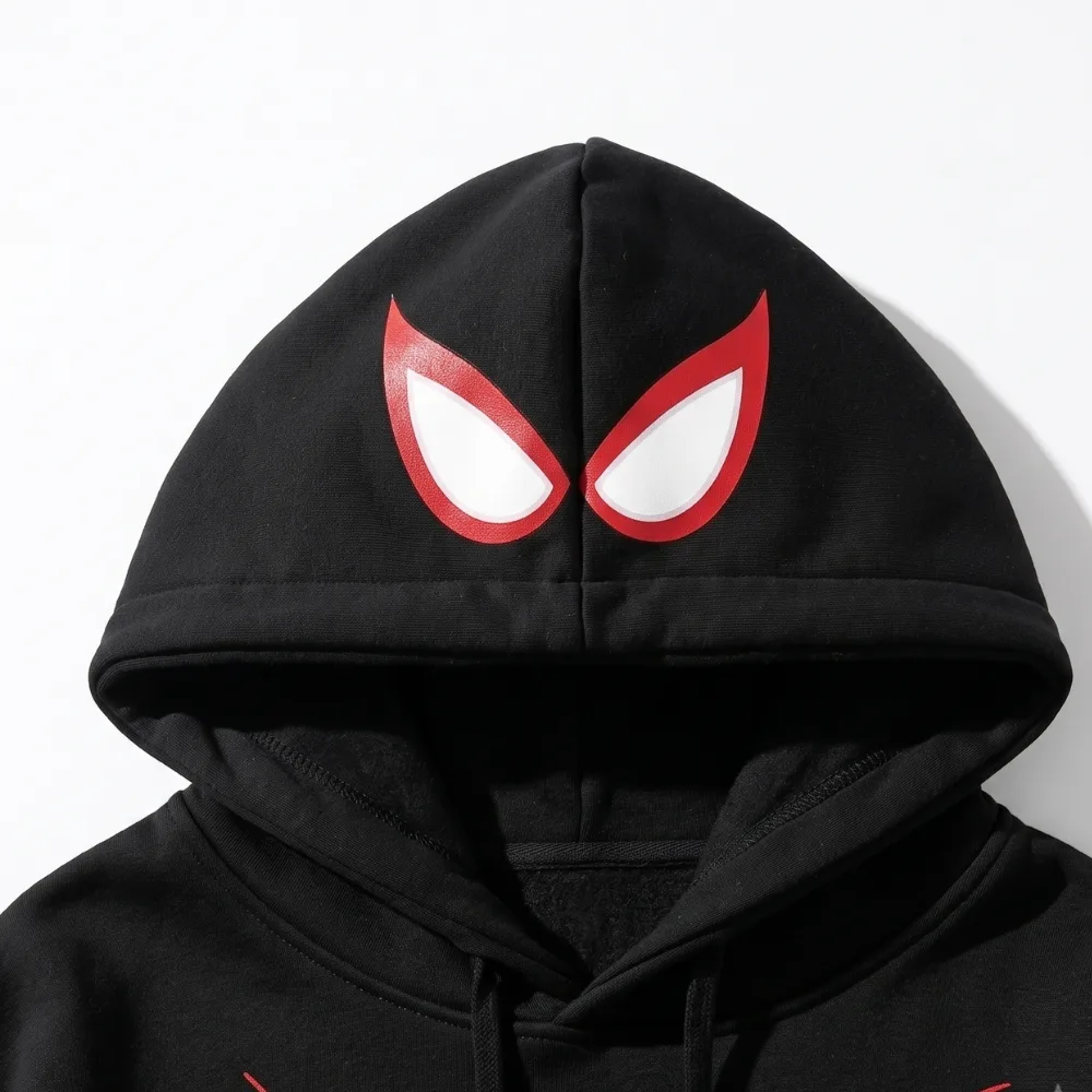 Capuz Homem-Aranha Preto